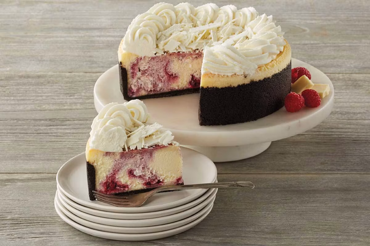 7-Inch White Chocolate Raspberry Truffle - The Cheesecake Factory Menu Prices 2026